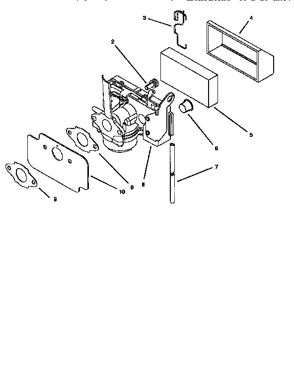 Engine Assembly 2 Diagram and Parts List for 10201 5900001 TO 5999999 Lawn Boy Lawn Mower